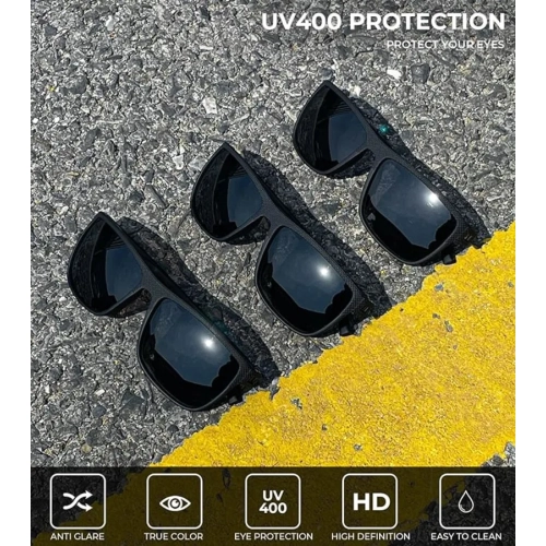 Polarized Sunglasses for Men | Lightweight UV Protection for Driving, Fishing, Golf