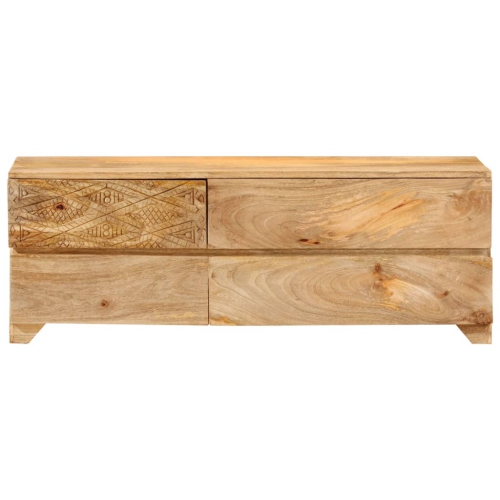 vidaXL TV Cabinet Solid Mango Wood 110x30x40 cm