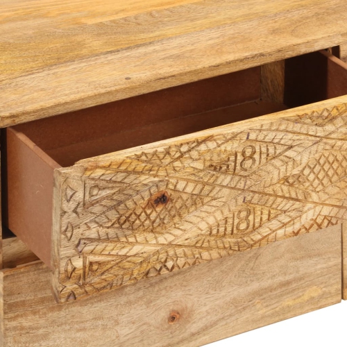 vidaXL TV Cabinet Solid Mango Wood 110x30x40 cm