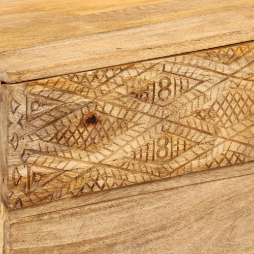 vidaXL TV Cabinet Solid Mango Wood 110x30x40 cm