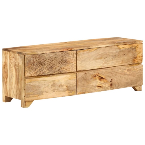vidaXL TV Cabinet Solid Mango Wood 110x30x40 cm