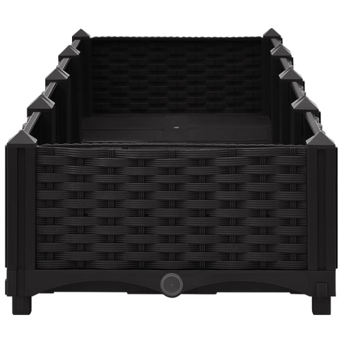 vidaXL Raised Bed 63"x15.7"x9.1" Polypropylene