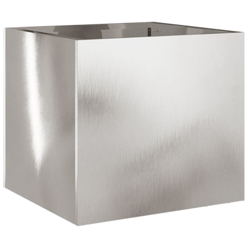 vidaXL Planter Silver 32x30x29 cm Stainless Steel
