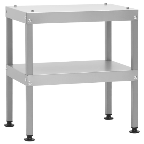 Table vidaXL pour fumoir au four 40 x 28 x 30 po en acier galvanisé 44,5&nbsp;cm