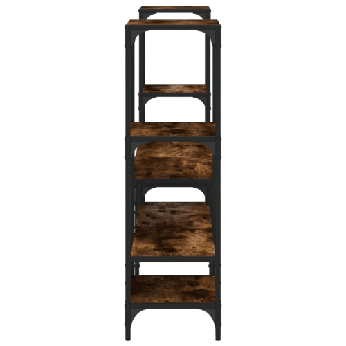 Meuble pour téléviseur vidaXL en chêne fumé 206.5x28.5x95&nbsp;cm bois d'ingénierie