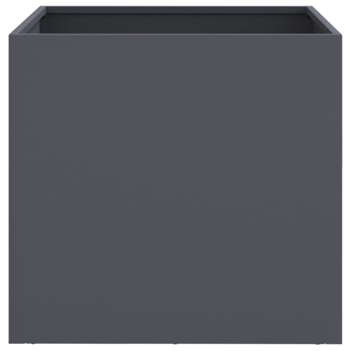 vidaXL Planters 2 pcs Anthracite 49x47x46 cm Steel