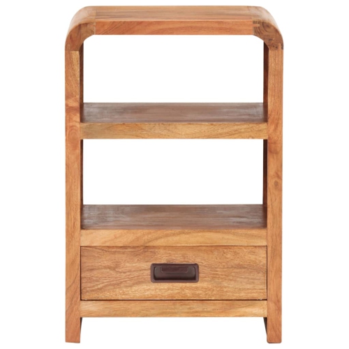 vidaXL Bedside Table 40x30x60 cm Solid Acacia Wood Honey Finish