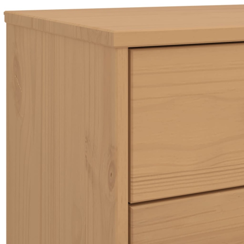 vidaXL Drawer Cabinet OLDEN Brown Solid Wood Pine