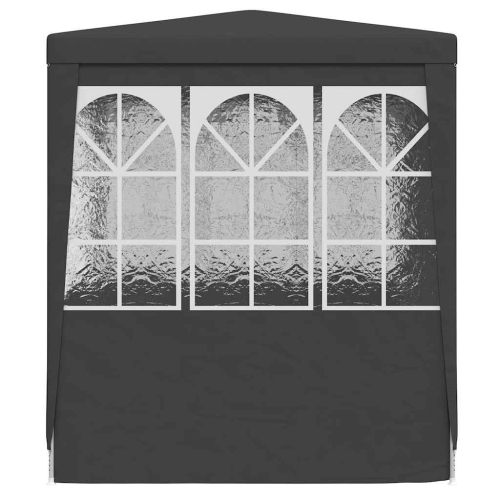 vidaXL Professional Party Tent with Side Walls 2x2 m Anthracite 90 g/m?