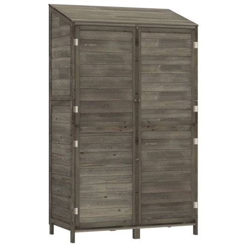 VIDAXL  Garden Shed Anthracite 102X52X174.5 Cm Solid Wood Fir