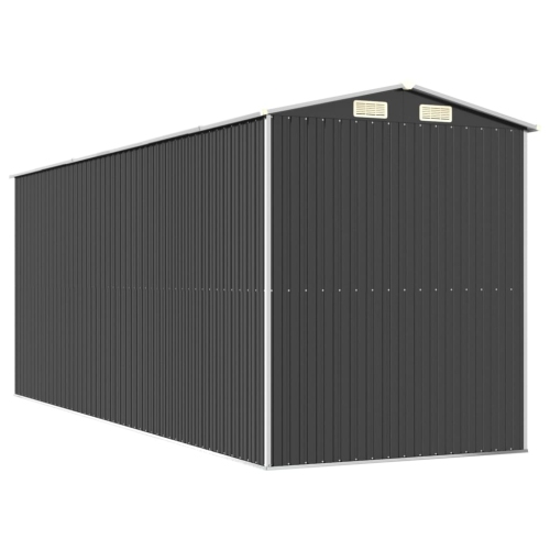 vidaXL Garden Shed Anthracite 192x523x223 cm Galvanised Steel