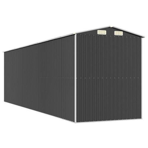 vidaXL Garden Shed Anthracite 192x689x223 cm Galvanised Steel