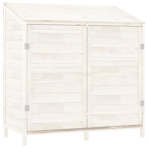 VidaXL – sapin de jardin en bois massif, 22 x 52 x 112&nbsp;cm, blanc