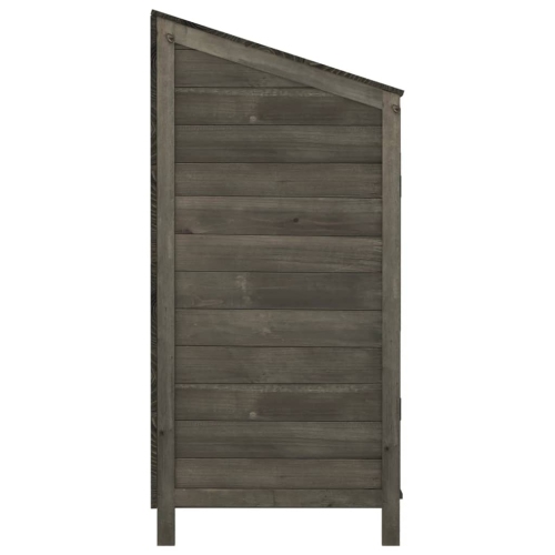 Sapin de jardin vidaXL en bois massif de 22 x 52 x 112 cm, anthracite