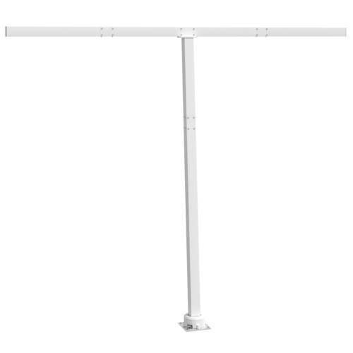 vidaXL Awning Post Set White 300x245 cm Iron