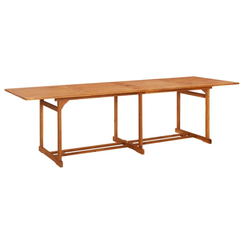 VIDAXL  Garden Dining Table 280X90X75 Cm Solid Acacia Wood