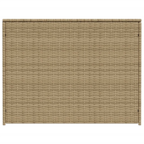 vidaXL Garden Storage Box Mix Beige 984L Poly Rattan