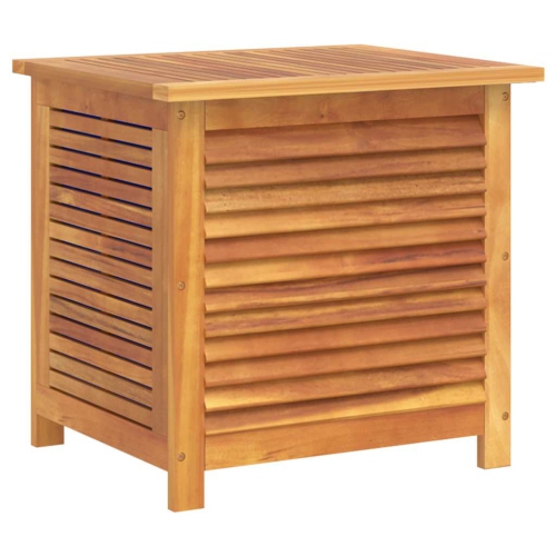 VIDAXL  Garden Storage Box With Louver 60X50X56 Cm Solid Wood Acacia