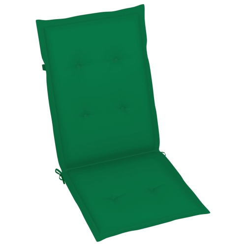 Chaises inclinables avec coussins de jardin VidaXL 8 pièces en bois d'acacia gris