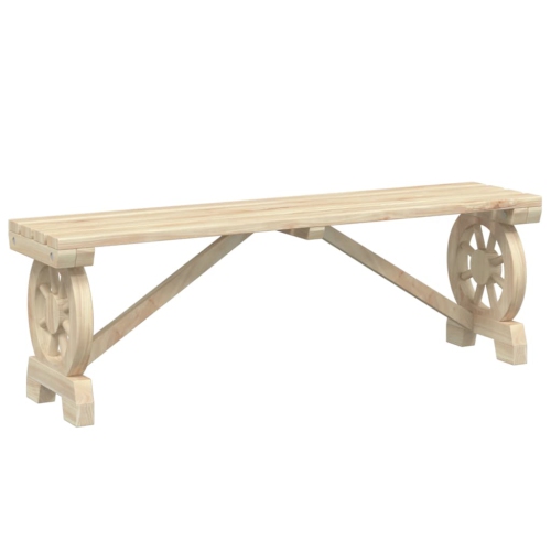 vidaXL Garden Bench 115 cm Solid Wood Fir