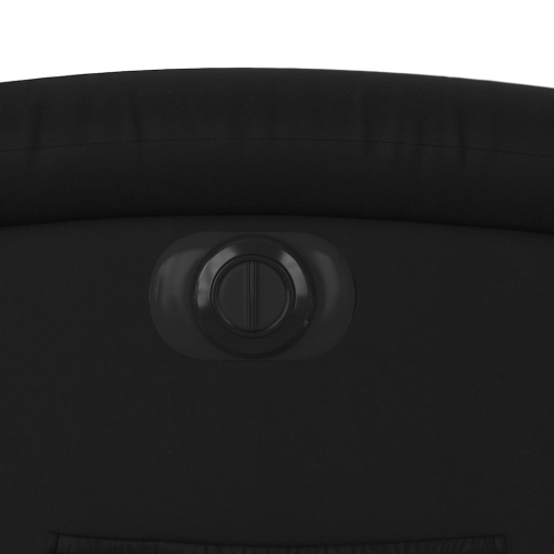 Fauteuil inclinable électrique en similicuir noir vidaXL