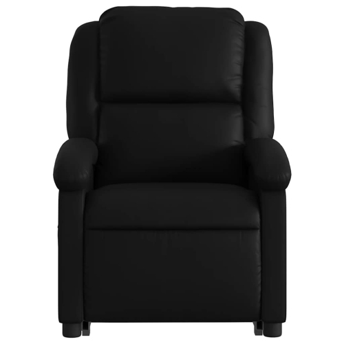 Fauteuil de massage inclinable électrique en similicuir noir de vidaXL
