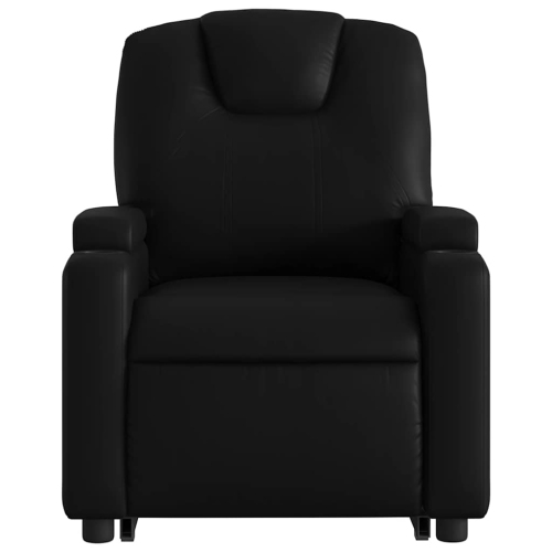vidaXL Stand up Massage Recliner Chair Black Faux Leather