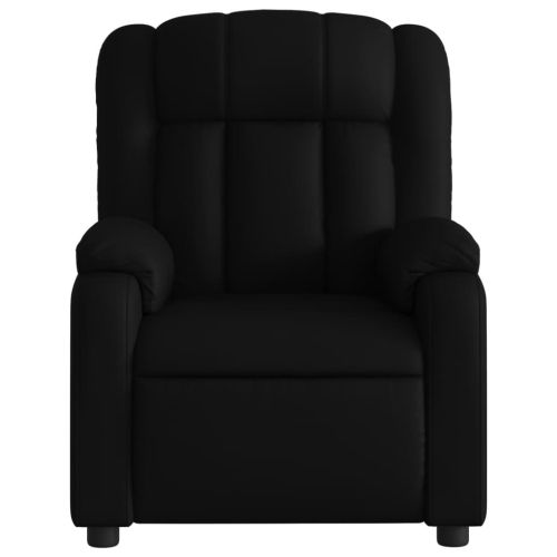 Fauteuil de massage inclinable électrique en similicuir noir vidaXL
