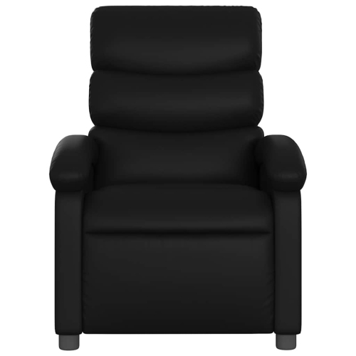 Fauteuil inclinable électrique en similicuir noir vidaXL