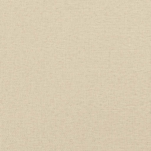 Fauteuil de massage inclinable en tissu crème de vidaXL