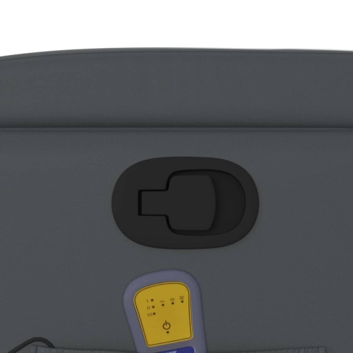 Fauteuil de massage inclinable en similicuir gris de vidaXL