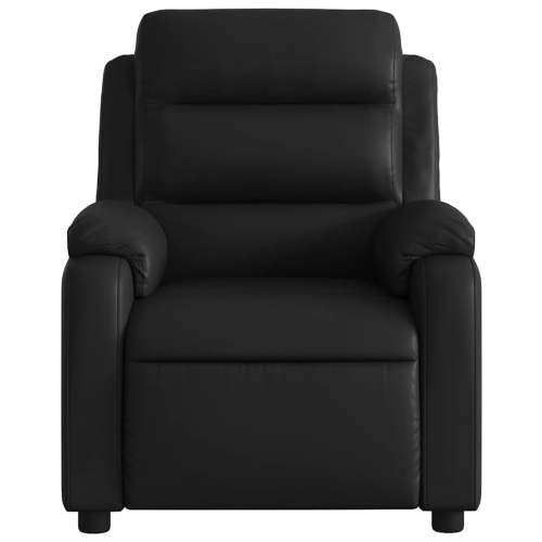 Fauteuil de massage inclinable électrique en similicuir noir vidaXL