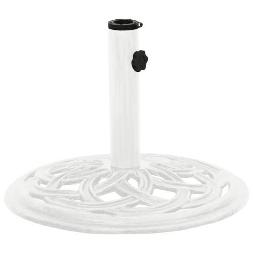 VIDAXL  Umbrella Base White 44X44X31 Cm Cast Iron