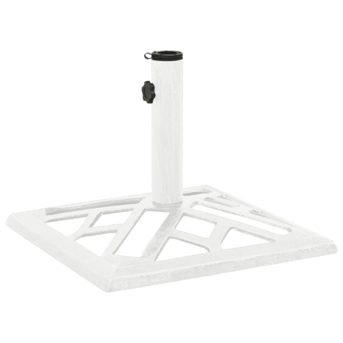 VIDAXL  Umbrella Base White 44X44X31 Cm Cast Iron