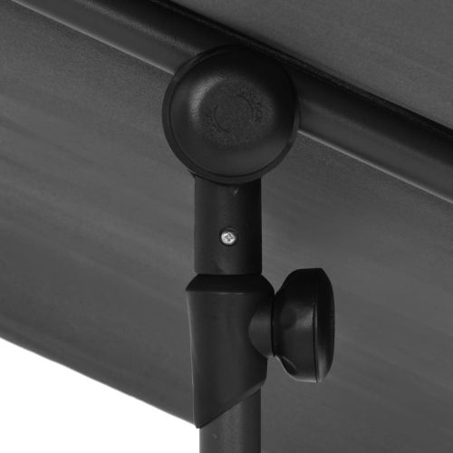 vidaXL Outdoor Parasol with Aluminum Pole 78.7"x59.1" Anthracite