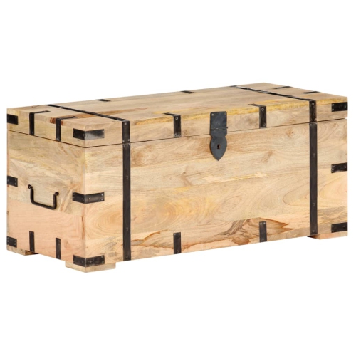 VIDAXL  Chest 90X40X40 Cm Solid Wood In Mango