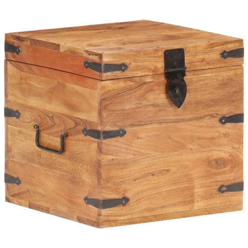 VIDAXL  Chest 40X40X40 Cm Solid Acacia Wood