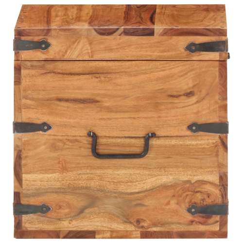vidaXL Chest 40x40x40 cm Solid Acacia Wood