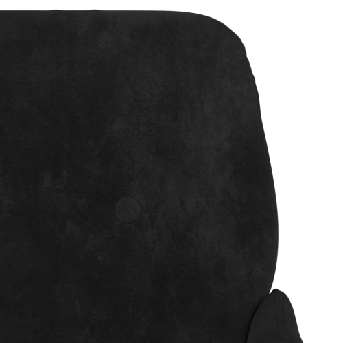 Banc de rangement vidaXL en velours noir 108 x 79x79 cm