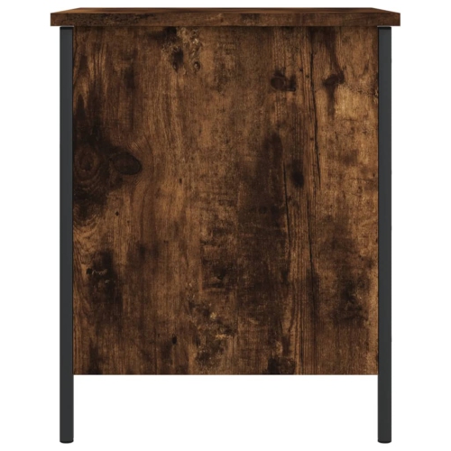 Banc de rangement vidaXL chêne fumé 40 x 42,5 x 50&nbsp;cm bois d'ingénierie