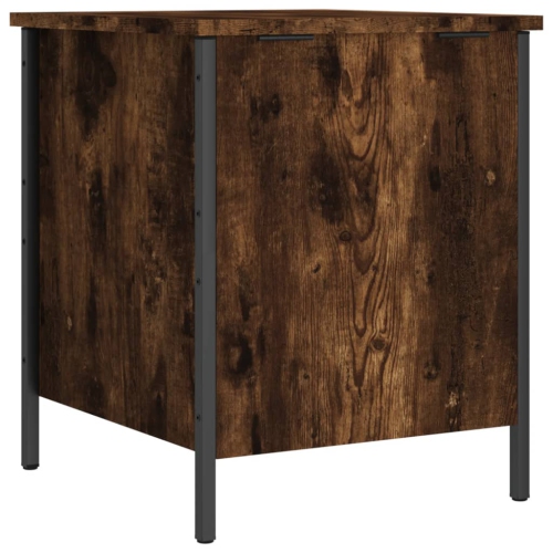 Banc de rangement vidaXL chêne fumé 40 x 42,5 x 50&nbsp;cm bois d'ingénierie