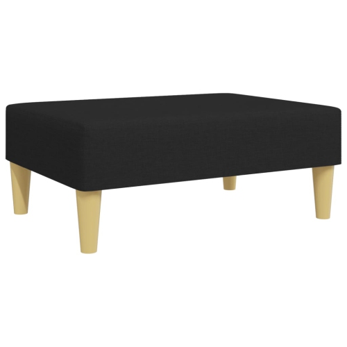 VIDAXL  Footstool 77X55X31 Cm Fabric In Black