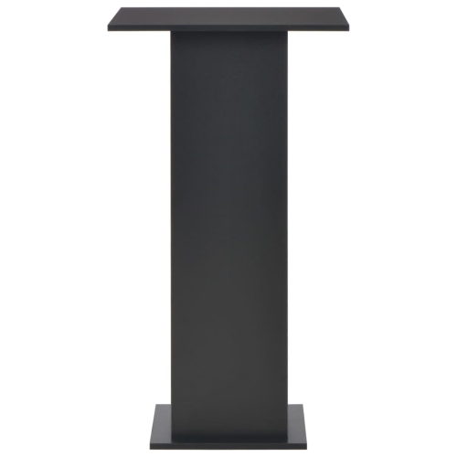 vidaXL Bar Table Black 60x60x110 cm