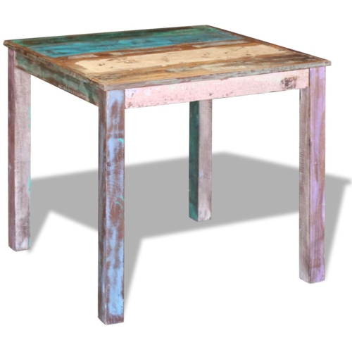 vidaXL Dining Table Solid Reclaimed Wood 31.5"x32.3"x30"