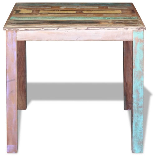 vidaXL Dining Table Solid Reclaimed Wood 31.5"x32.3"x30"