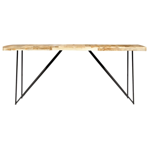 vidaXL Dining Table 70.9"x35.4"x29.9" Solid Mango Wood