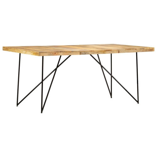vidaXL Dining Table 70.9"x35.4"x29.9" Solid Mango Wood