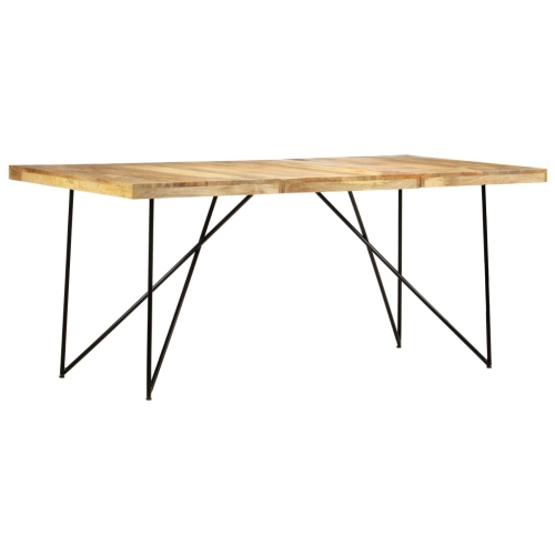 vidaXL Dining Table 70.9"x35.4"x29.9" Solid Mango Wood