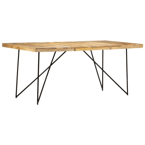 vidaXL Dining Table 70.9"x35.4"x29.9" Solid Mango Wood