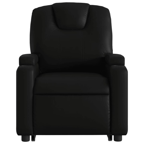 Fauteuil de massage inclinable électrique en similicuir noir de vidaXL
